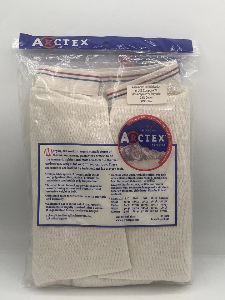 Pantalón John Largo De Colección Morgan Mills Arctex Fleeced Para Hombre Talla Med SELLADO Foto 3 de 4