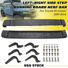 1Pair！Side Step For Toyota FJ cruiser 2007-2014 Running Board Nerf Bar New