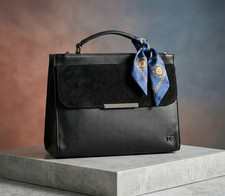 Desiderius Classic Blogger Edition – Schwarz Handtasche (Damen) Leder