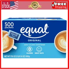 Sugar Substitute 500 Count | Zero Calorie Sweetener for Tea, Coffee, Diet Use