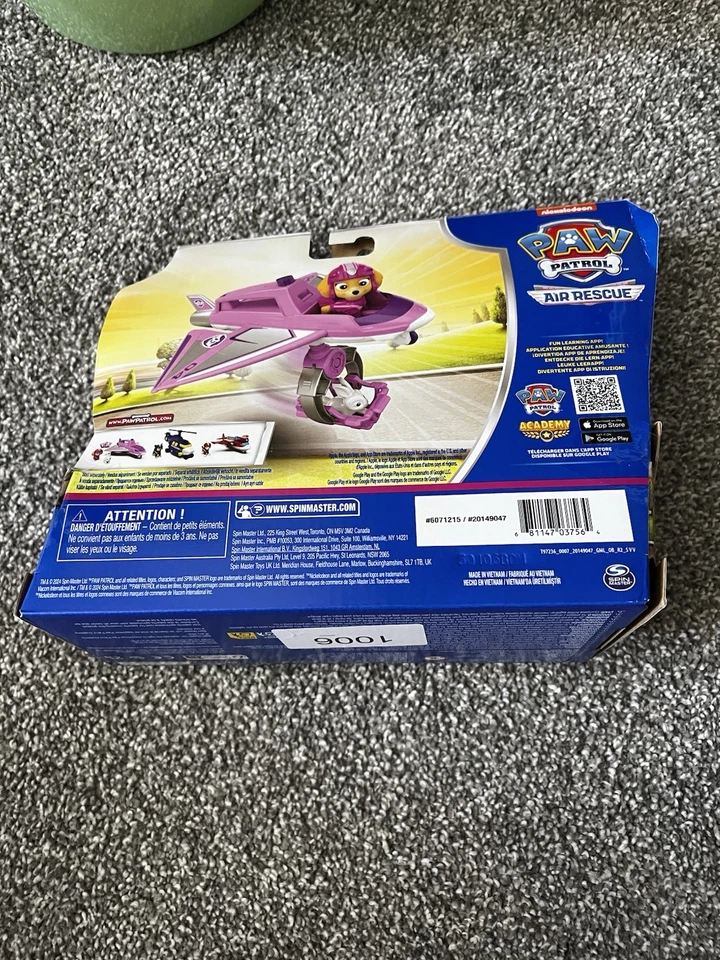 Paw Patrol Air Rescue Skye Hero Claw Jet ¡Nuevo sin abrir! Foto 2 de 2