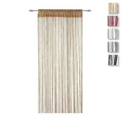 Tenda arredo a fili Millerighe glitterata 140x290 cm W017