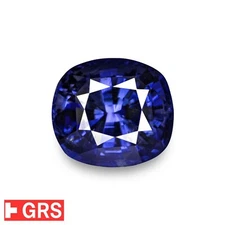 GRS Certified MADAGASCAR Blue Sapphire 6.12 Ct. Natural Untreated ROYAL BLUE
