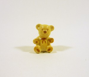 HEREND, BROWN TEDDY BEAR TOY, MINIATURE HANDPAINTED PORCELAIN FIGURINE ! (I028) | eBay