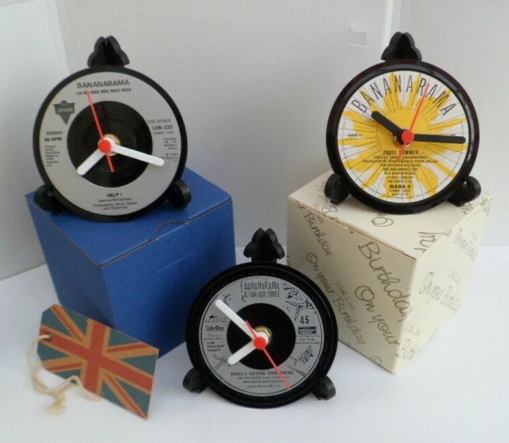 BANANARAMA DRINKS COASTERS Upcycled Vinyl Records 1980's Hit Singles List - Image 3 of 4