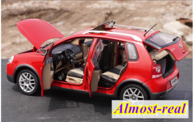 1/18 Shanghai Volkswagen CROSS POLO 2007 Alloy Diecast Model Car
