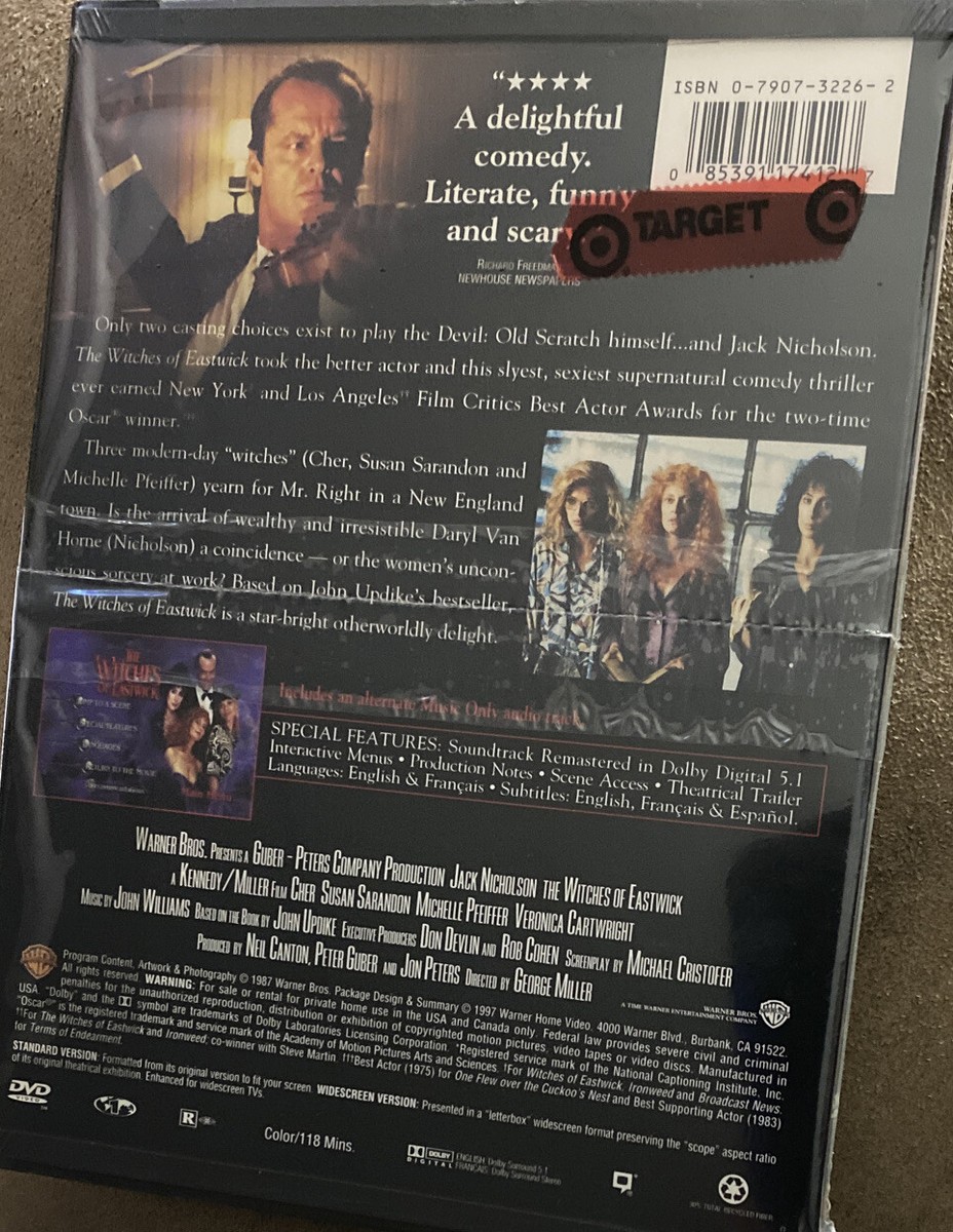 The Witches of Eastwick - Jack Nicholson, Cher, Susan Sarandon