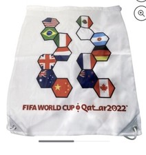 FIFA World Cup 18"x14" Drawstring Tote Bag - Country Flag Print
