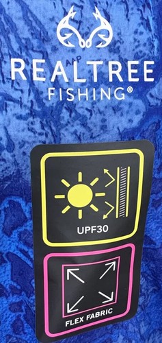 Camisa de pesca de rendimiento de manga larga Realtree para hombre elige talla y color - Imagen 3 de 12
