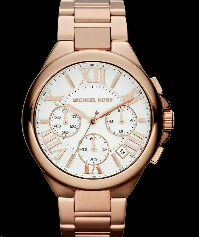 Michael kors camille shop rose gold watch
