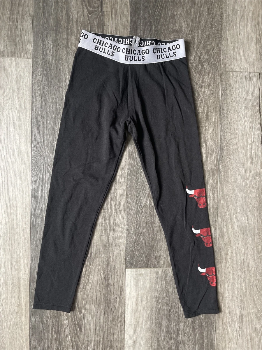 Chicago Bulls Leggings Pants Youth Boys Girls 7/8 Basketball