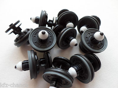 10X TÜRVERKLEIDUNG BEFESTIGUNG CLIP VW TOURAN TIGUAN GOLF PASSAT JETTA 6Q0868243