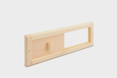 Espen Holz Lüftungsklappe, Lüftungsschieber und Lüftungsgitter Hochwertige Sauna