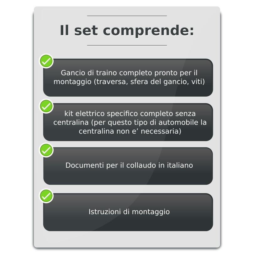 GANCIO TRAINO ORIZZONTALE PER RENAULT TRAFIC - Alex Service Garage
