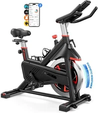 MERACH S38 Indoor Magnetic Stationary Exercise Bike with Exclusive App 300lbs