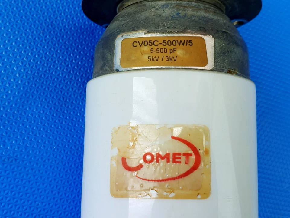 COMET Vakuum Kondensator 5-500PF, 5KV/3KV Cv05c-500w/5 — 第 4/4 张图片