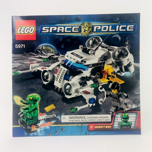 Lego Space Police 3 Gold Heist 5971 Replacement Manual Instructions