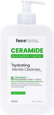 Face Facts Ceramide Hydrating Gentle Cleanser for Dry & Sensitive Skin - 200mL