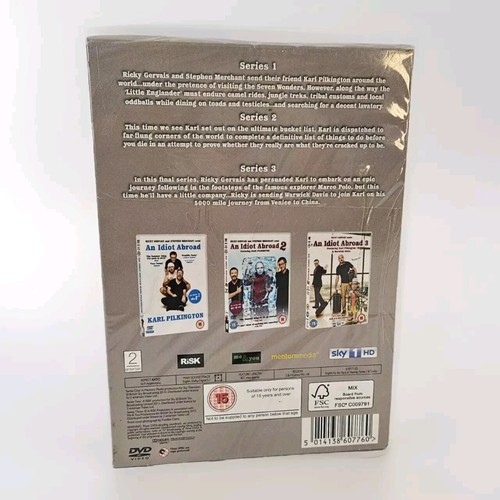 An Idiot Abroad - Series 1-3 - Complete (Box-Set) (DVD, 2012) Brand New & Sealed - Picture 2 of 3