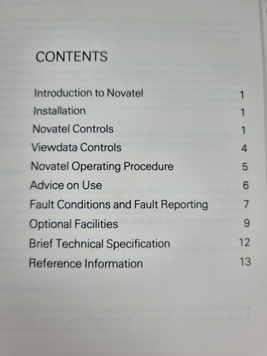 Novatel Business Terminal User Guide 14 Pages Instruction Manual - Picture 2 of 5