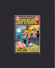 8X10" Matted Art Print DC Comic Book Cover: Supergirl #3 (1973)