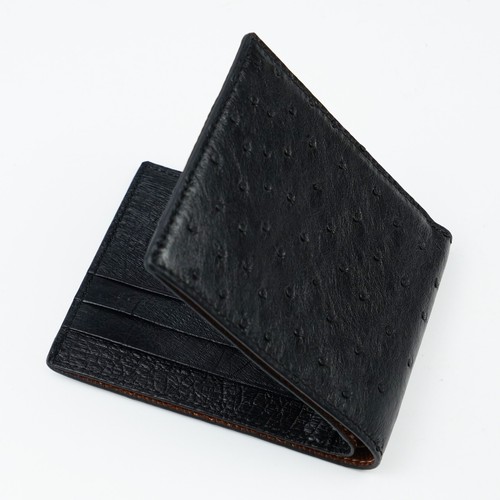 Real Crocodile/Ostrich Bifold Leather Wallet Men's Credit Card Wallet RFID Block - Picture 110 of 141