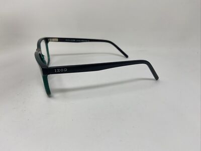 IZOD IZ 2103 GREEN PINE BLACK 54/16/145 FLEX HINGE EYEGLASSES