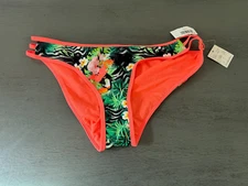 NWT colorful lined TINIBIKINI swimsuit bikini bottom size XL