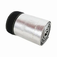 3" ID 10Ft Metallic Insulated Heat Shield Sleeve Wire Hose Cover Wrap Loom Tube