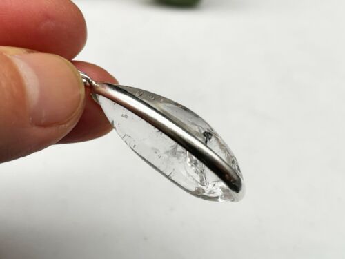 Colgante de joyería de cristal de cuarzo enhidro burbuja móvil natural E040921 - Imagen 4 de 6
