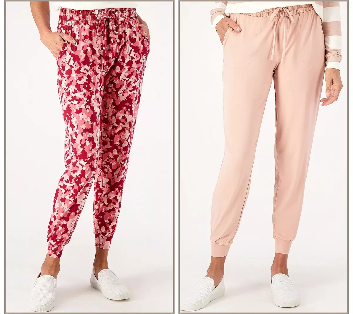 Anybody Lush Jersey Set of Two Joggers Women's Pants Rose Berry