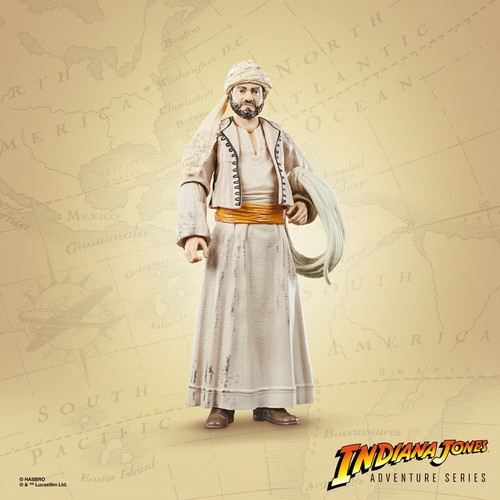 Indiana Jones Sallah John Rhys-Davies Adventure Series 15 cm action figure Hasbro - Foto 9 di 14