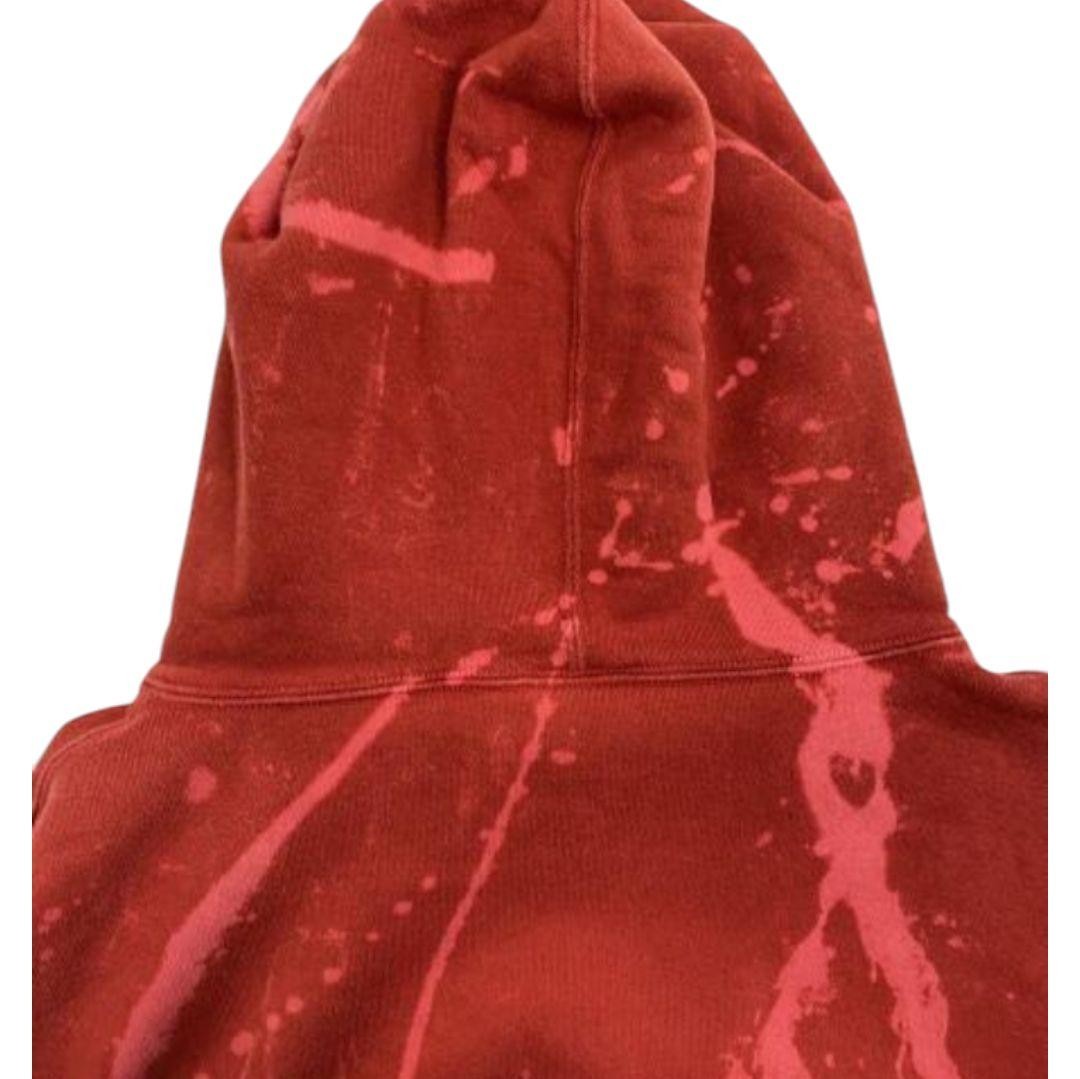 Good Used Buzz Rickson's Red Bleach Pattern Hoodi… - image 4