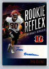 2017 Panini Absolute #RR-JML Josh Malone Rookie Reflex Signatures Red