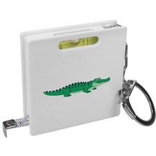 'Cartoon Alligator Side View' Keyring Tape Measure (KM00048967)