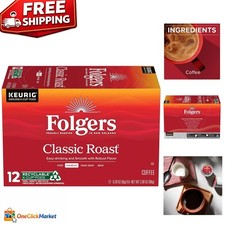 Folgers Classic Medium Roast Coffee Pods K-Cu...