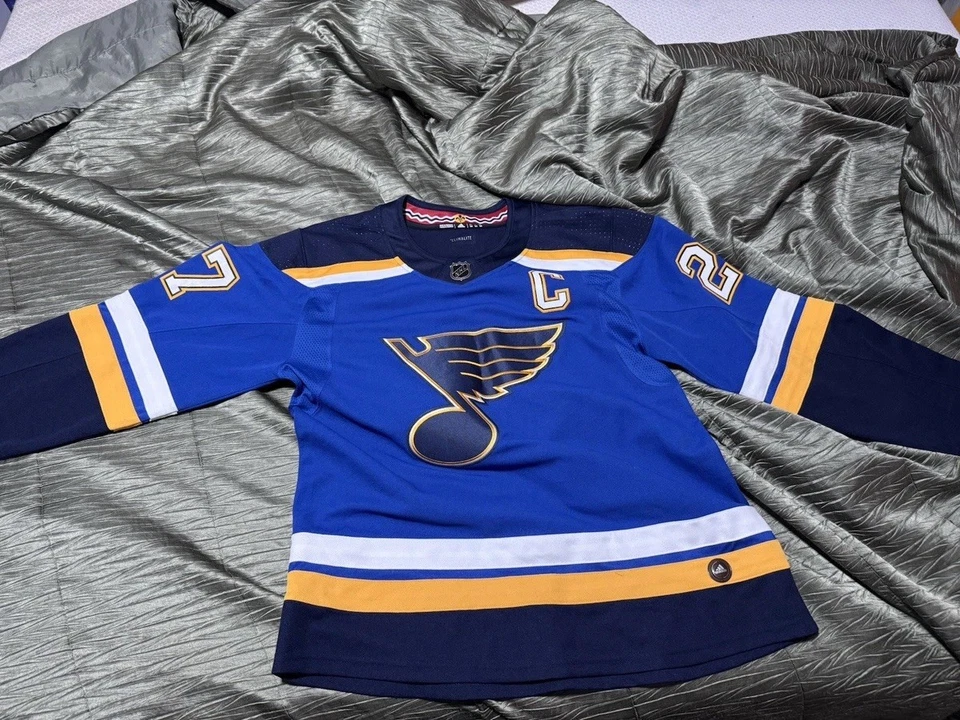 Camiseta deportiva de hockey auténtica Adidas para hombre talla 54 PIETRANGELO St. Louis Blues Foto 2 de 4