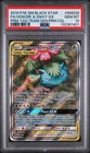 2019 VENUSAUR & SNIVY GX SM229 TAG TEAM GENERATIONS POKEMON PSA 10