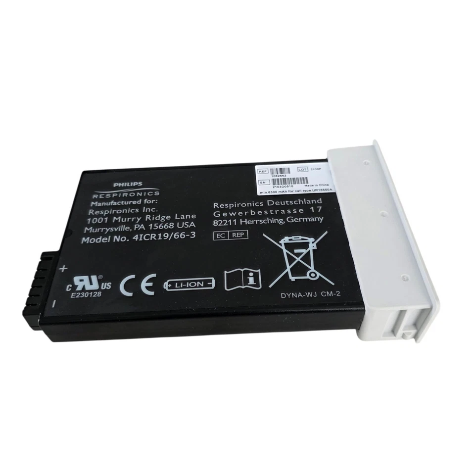 Philips Respironics Battery Pack 14.4V 98Wh Li-Ion Model 1121134 For Parts Only - Image 3 of 4