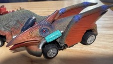 DINOBROS Dinosaur Toy Pull Back Cars,5 Pack Dino Toys for 3 Year Old Boys Girls