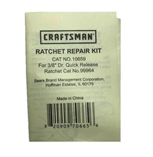 NEW Craftsman 3/8" Ratchet Repair Kit 10659 for Quick Release Ratchet 99964