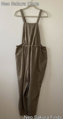 BLACK CRANE Cotton Wool Overall Gently Used S Size