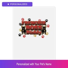 Custom French Bulldog Frenchie Magnet Personalized Pet Name Easter Gift