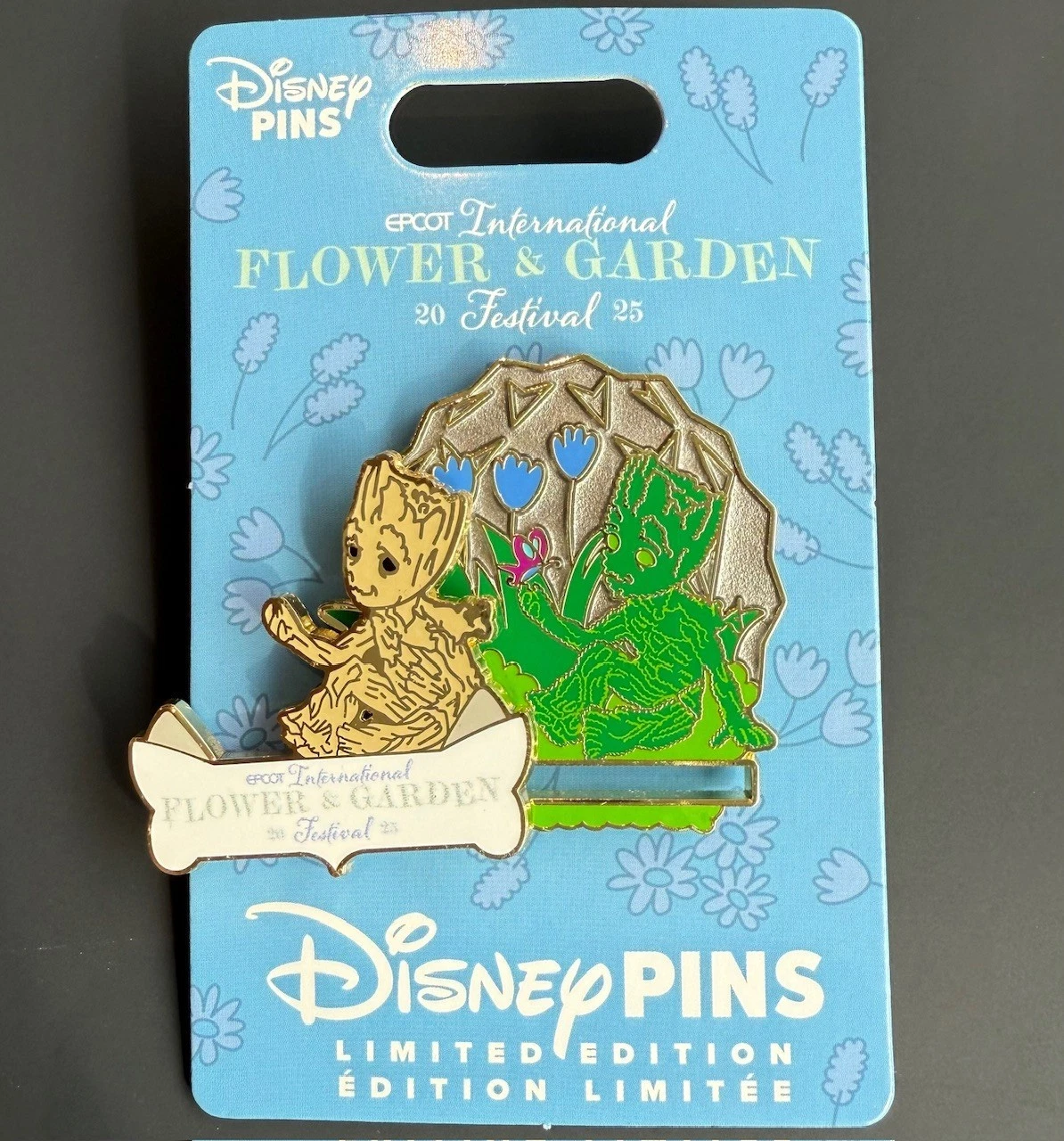 2025 Disney - EPCOT Flower & Garden Festival - Groot Slider Pin - LE 4000