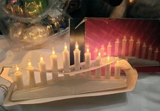 Vintage Beacon 10 Bulb Candolier Midget Christmas Lights