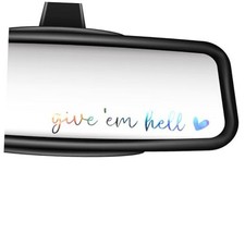 8 Pcs Rear View Mirror Decal, Mirror Stickers Car Decals Car Vinyl Sticker