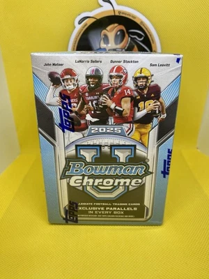 PANINI 2025 Bowman Chrome U Football Blaster Box