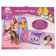 Playhut Disney Princess Adventure Hut Playhouse with Tunnel & 7 Princessess
