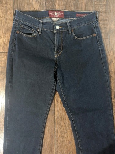 Lucky Brand Women's Sofia Straight Classic Blue Jeans Size 8/29 Stretch Ankle - Picture 2 of 13