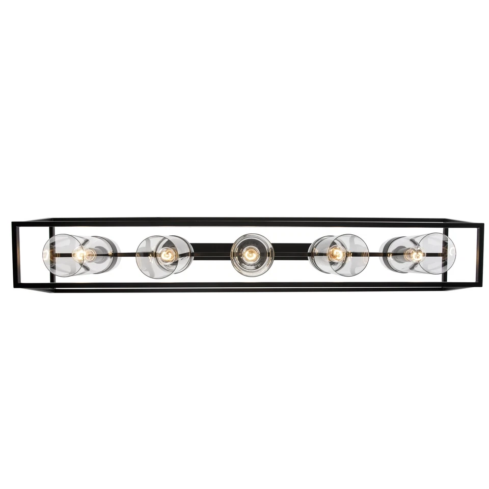 Colgante Lineal Trans Globe Lighting 11395 Rael 5 Luces 54"W - Dorado Foto 3 de 4